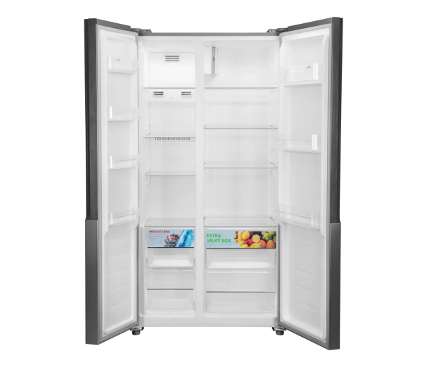 Lodówka ETA 138890010EN Side by Side No Frost 177cm Inox 442L - 1540680 - zdjęcie 3